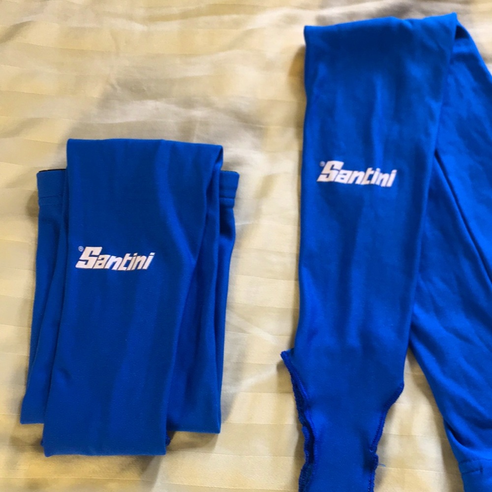 Cycling ( Santini ) Leg Warmers (Italian made)